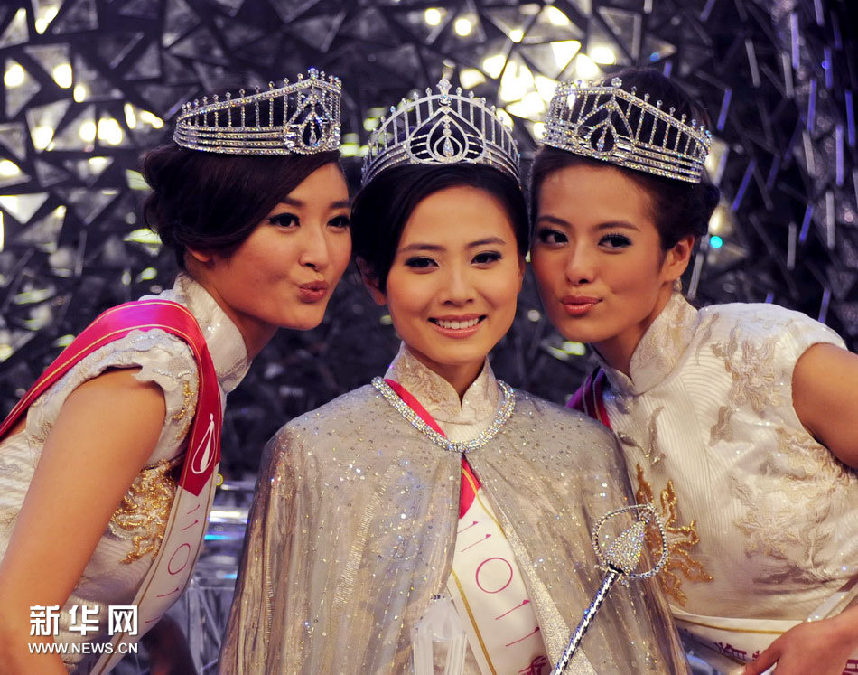 2011港姐出炉 清纯版蔡依林朱晨丽大热折桂