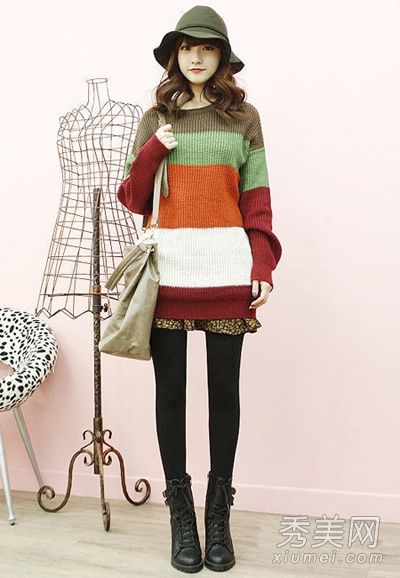 日系<em>毛衣</em>搭配 甜美可人森女最爱_新华网上海频