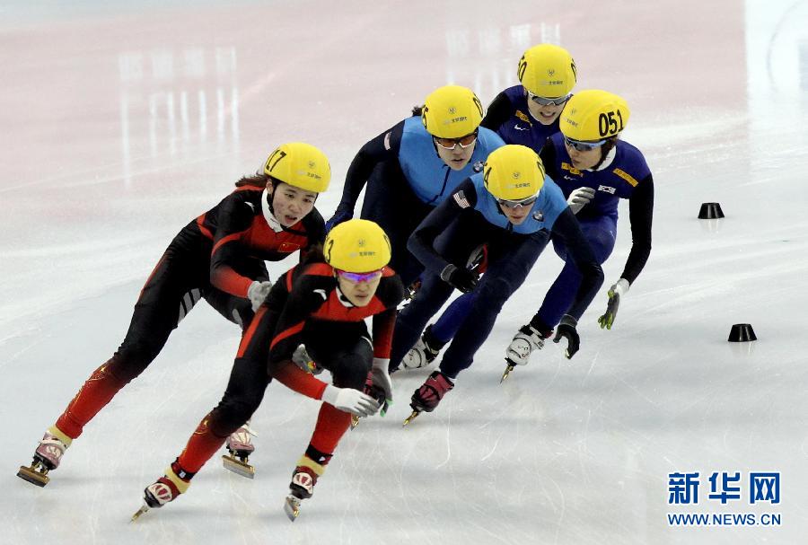 短道速滑世锦赛女子3000米接力赛:中国队夺冠