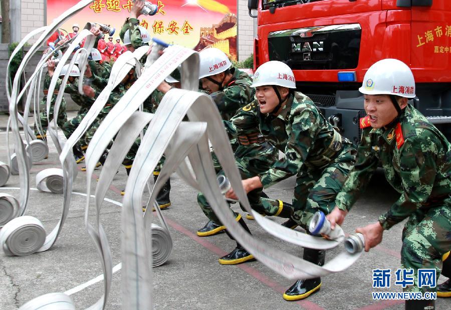 消防铁军苦练技能保平安