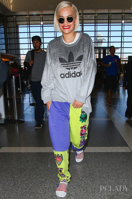 欧美最新街拍拼速度 明星早把秋装穿上身