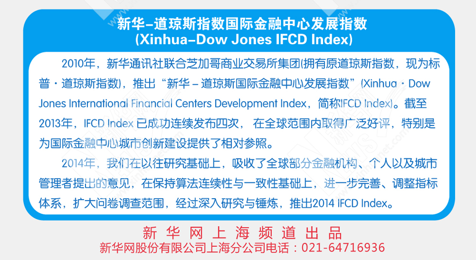 2014新华-道琼斯国际金融中心发展指数报告(2