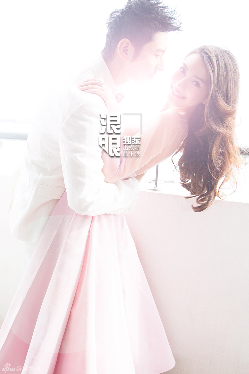 黄晓明angelababy婚纱照曝光