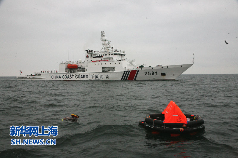 国家海洋局东海分局组织海上搜救漂移试验与轨