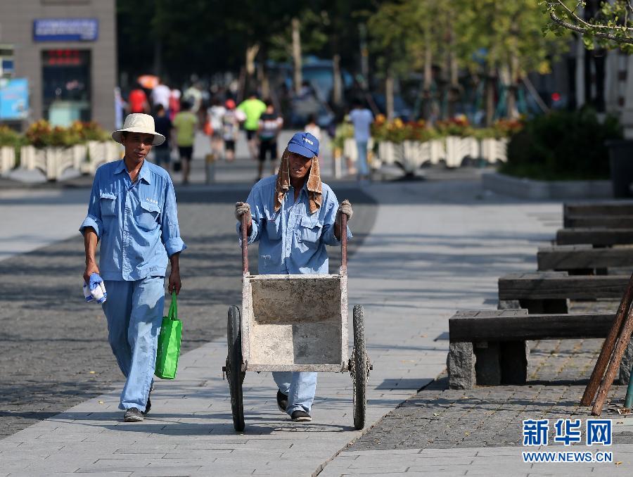 高温热浪席卷上海