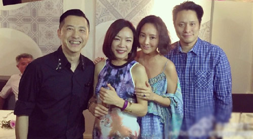  疑庾澄庆公开恋情 :为绯闻女主播张嘉欣庆生-新