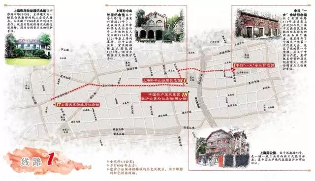 上海市测绘院编制微行上海主题红色地图