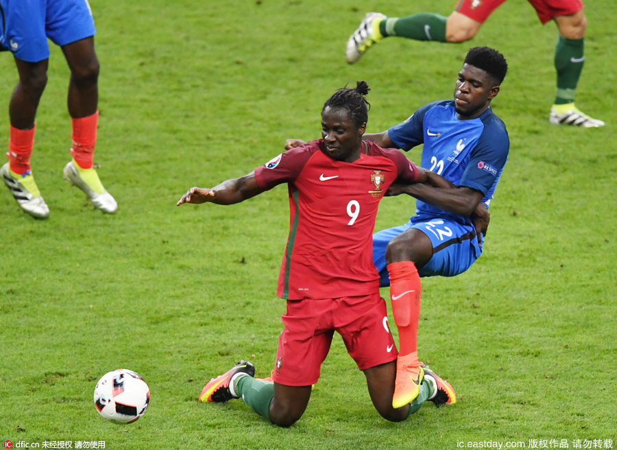 2016法国欧洲杯决赛:葡萄牙1-0法国夺冠