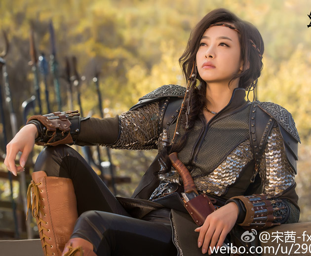 宋茜造型攻上瘾 梨落秒杀男主角_新华网上海频道