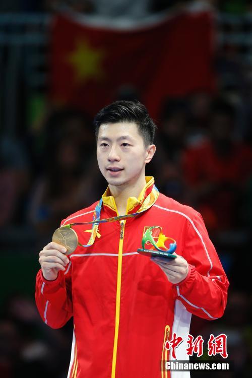 奥运会乒乓球男单决赛 马龙摘金成就大满贯