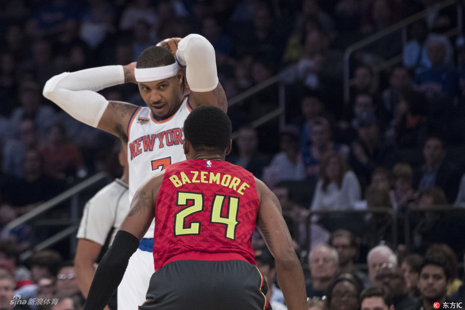 NBA常规赛:尼克斯vs老鹰