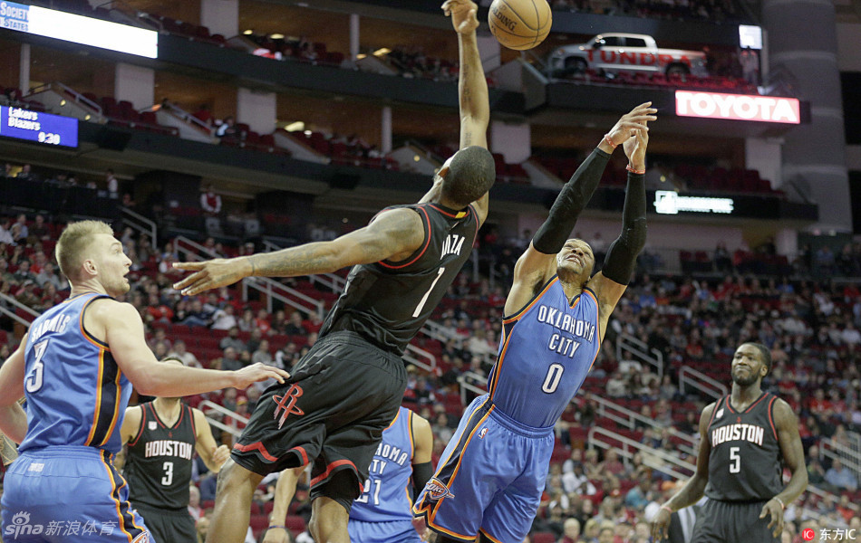 NBA常规赛:雷霆vs火箭
