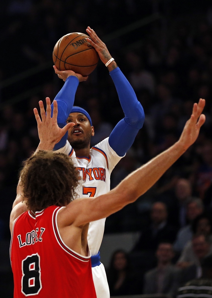 组图:尼克斯vs公牛 罗斯快攻上篮一条龙