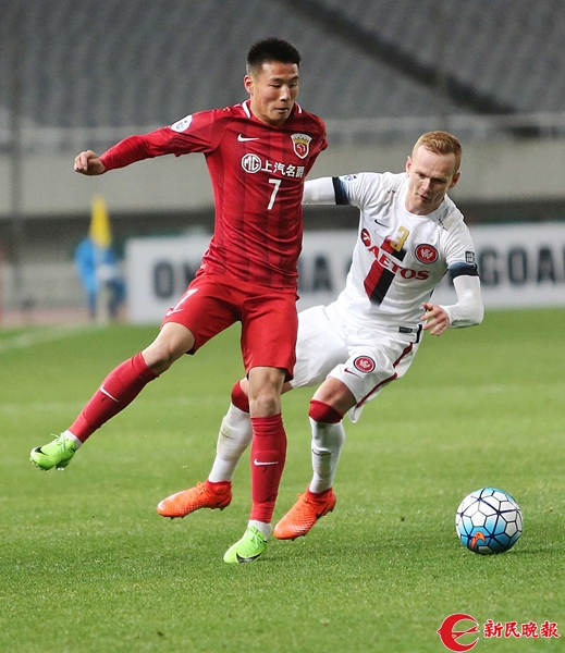 武磊打破进球荒后:助球队中超夺冠