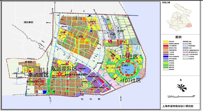 "日出之港,未来之城"自贸区临港新片区主城区发展空间