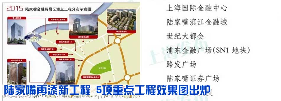 陸家嘴再添新工程 5項重點工程效果圖出爐