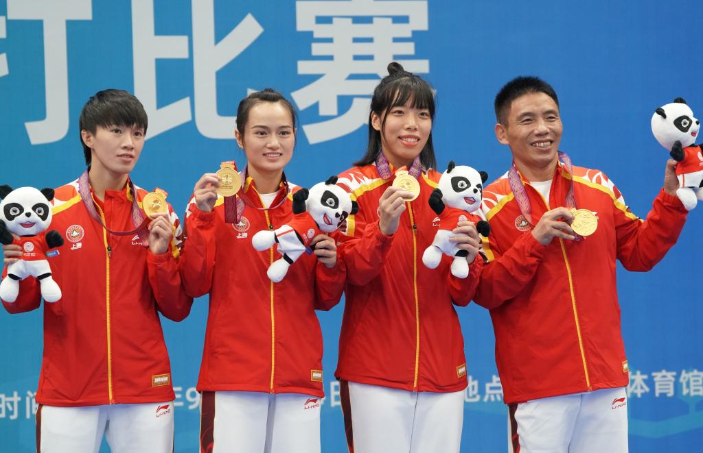 武術散打——女子團體決賽：上海隊奪冠