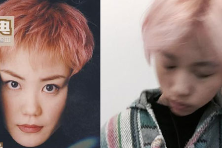  窦靖童 染红发疑 致敬王菲  盘点明星孩子现状-新