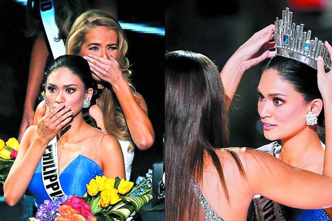  选美冠军给错人  2015环球小姐选美摆乌龙-新华