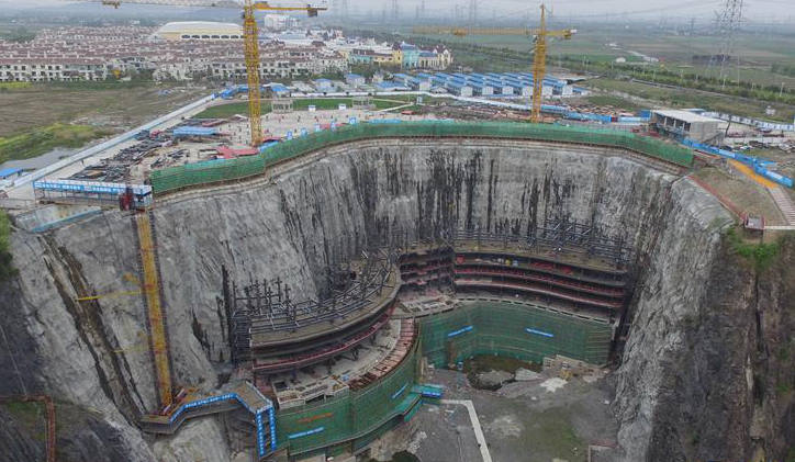 世界建筑奇迹上海深坑酒店将于2017年建成