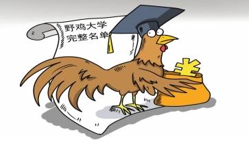 73所学校被曝是野鸡大学 上海有7所(名单)