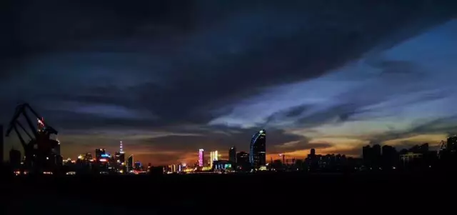 申城昨晚迷人晚霞，你看見了嗎？