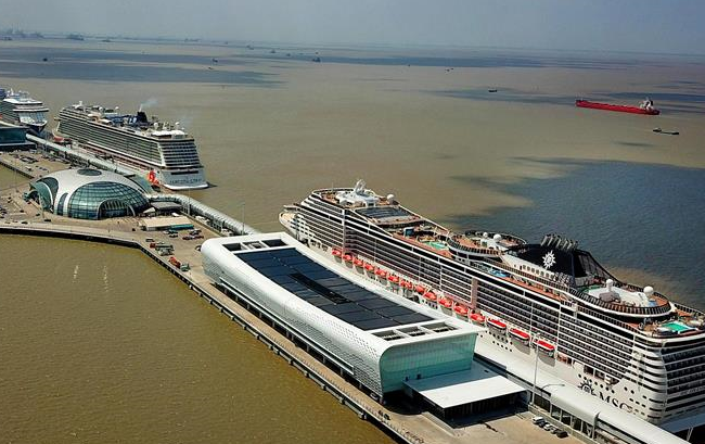 上海吳淞口國際郵輪港新客運大樓試運營