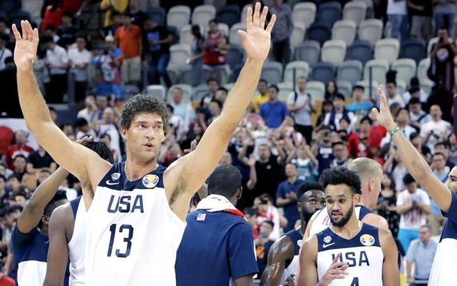 籃球世界杯小組賽：美國隊勝日本隊