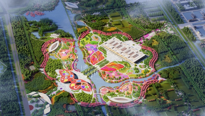 花博會會徽融入&ldquo;花&rdquo;和&ldquo;夢&rdquo;