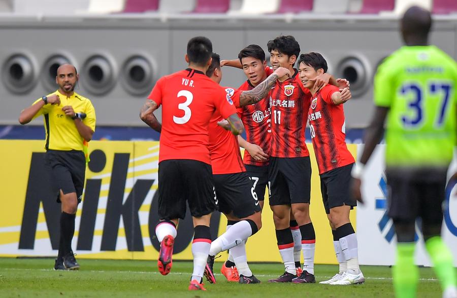 足球——亞冠：上海上港勝全北現代